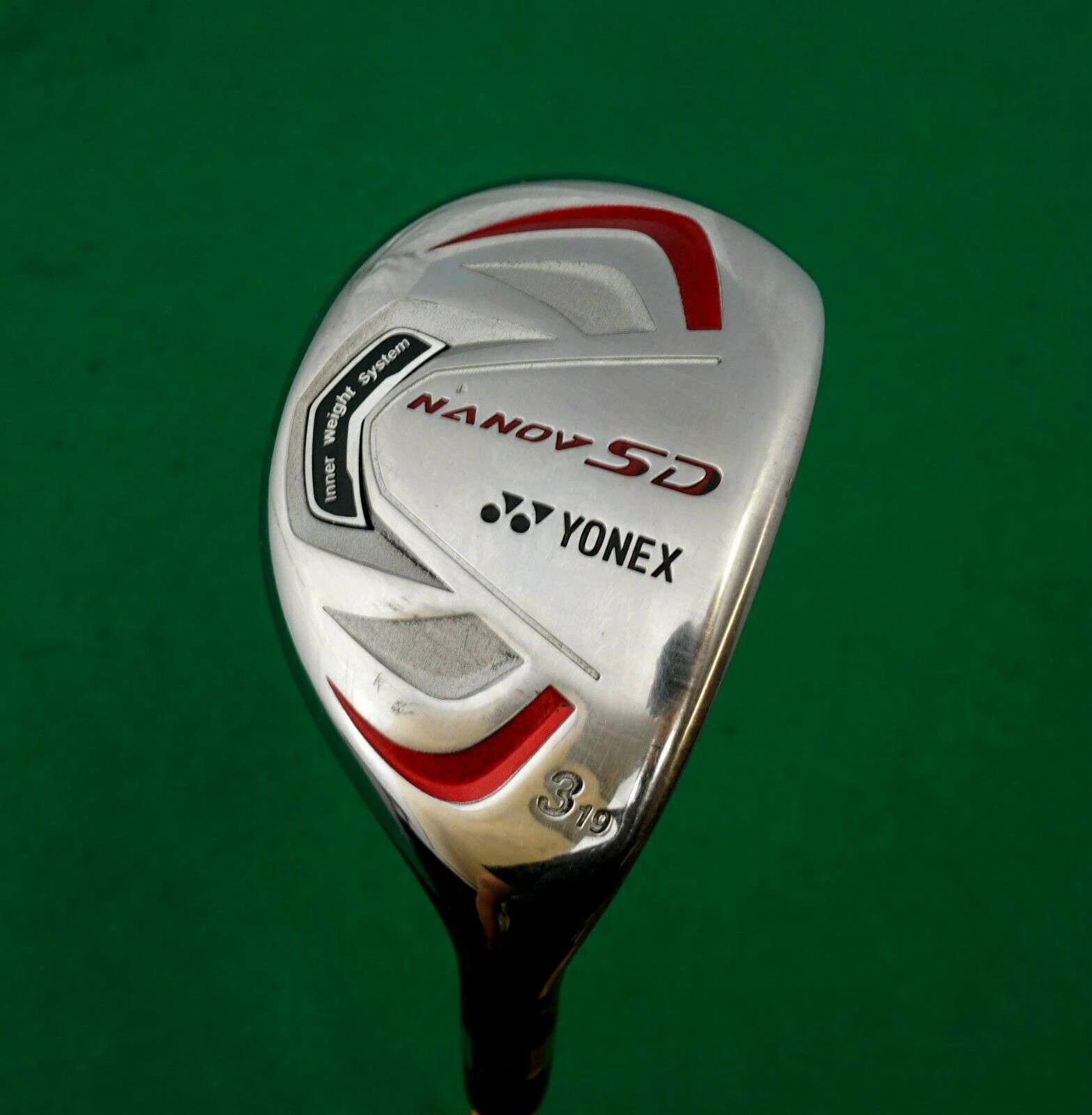 Lincs_golf Yonex Nanov SD 19° 3 Hybrid Stiff Graphite Shaft Yonex Grip 3 Lincs_golf Yonex Nanov SD 19° 3 Hybrid Stiff Graphite Shaft Yonex Grip