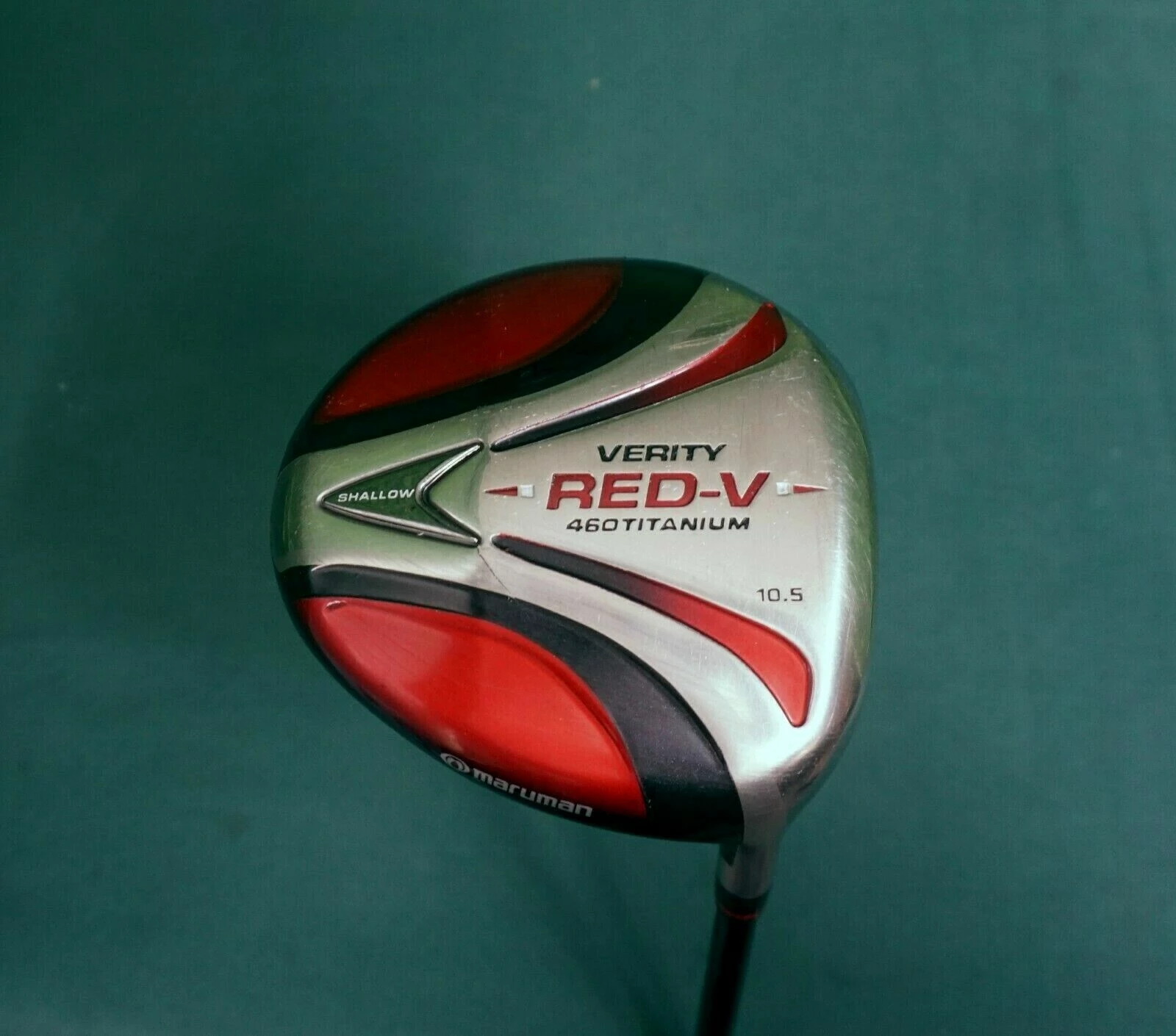 Lincs_golf Maruman Red - V Verity 460 10.5° Driver Stiff Graphite Shaft Maruman Grip 3 Lincs_golf Maruman Red - V Verity 460 10.5° Driver Stiff Graphite Shaft Maruman Grip