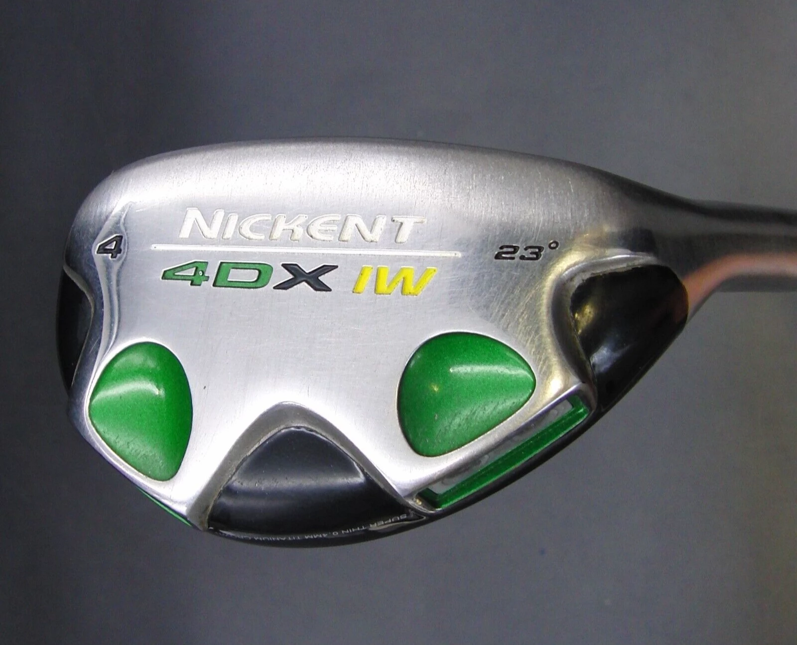 Nickent 4DX IW 23° 4 Hybrid Regular Steel Shaft Nickent Grip 3 Nickent 4DX IW 23° 4 Hybrid Regular Steel Shaft Nickent Grip