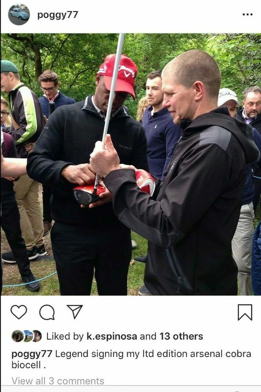 Lincs_golf Ian Wright Signed #206 Of 500 Cobra Bio Cell Arsenal Driver Stiff Graphite 13 Lincs_golf Ian Wright Signed #206 Of 500 Cobra Bio Cell Arsenal Driver Stiff Graphite - Image 11