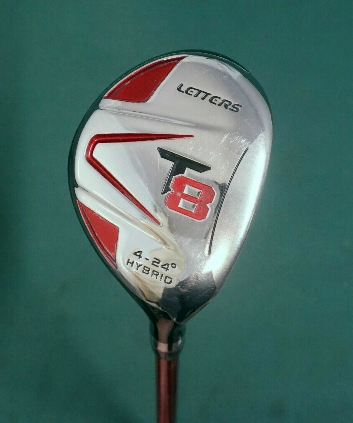 Lincs_golf John Letters T8 24° 4 Hybrid Uniflex Graphite Shaft John Letters Grip 3 Lincs_golf John Letters T8 24° 4 Hybrid Uniflex Graphite Shaft John Letters Grip